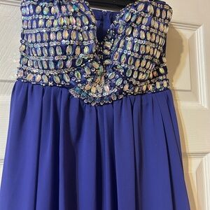 Stunning Purple Beaded Dress